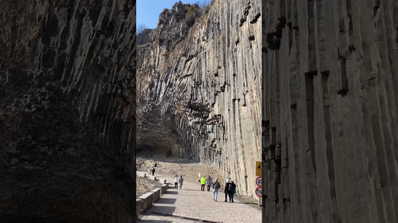 Places to visit in Armenia🇦🇲 Symphony of stones garni. 