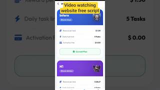 Video Watching Investment Website Free Script