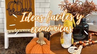 🍂 IDEAS FACILES OTOÑO 2023// Manualidades ECONOMICAS 🍂// DIY OTOÑO// IDEAS PARA DECORAR OTOÑO 2023