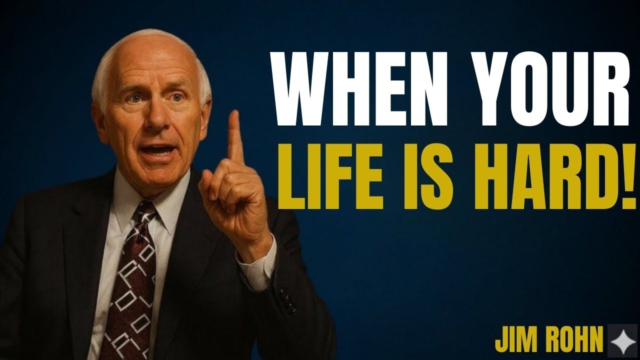 WHEN YOUR LIFE IS HARD | Jim Rohn Motivation