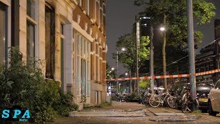 Enorme schade aan gevel na explosie Bergweg Rotterdam