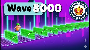I Broke The Block Dash ENDLESS World Record! (8,000 Waves)