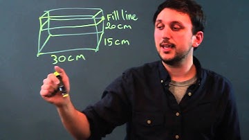 What Is the Volume of Water in a Fish Tank in Liters?