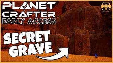SECRET Grave & LOOT found in a hidden cave in Planet Crafter (SPOILER)