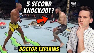 CRAZIEST Knockout at UFC 262 - Doctor Explains Edson Barboza *Rare* DELAYED Knockout