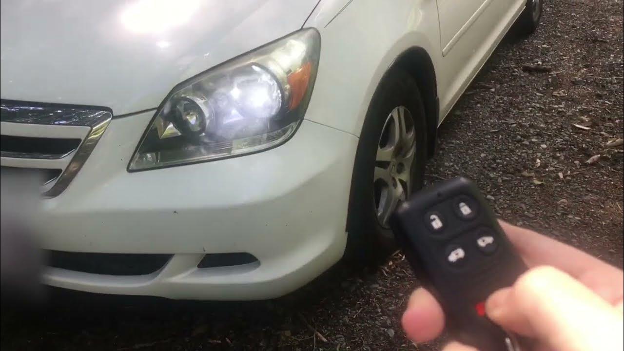 2007 Honda Odyssey EX-L Alarm - YouTube