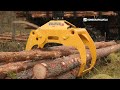 VAHVA C30 kuormainkoura Logset 5F ‑kuormatraktorissa
