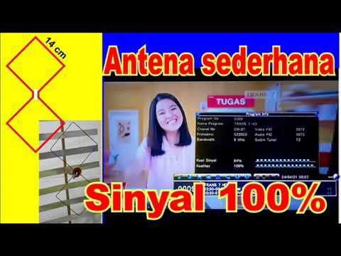 cara membuat antena tv digital terbaik