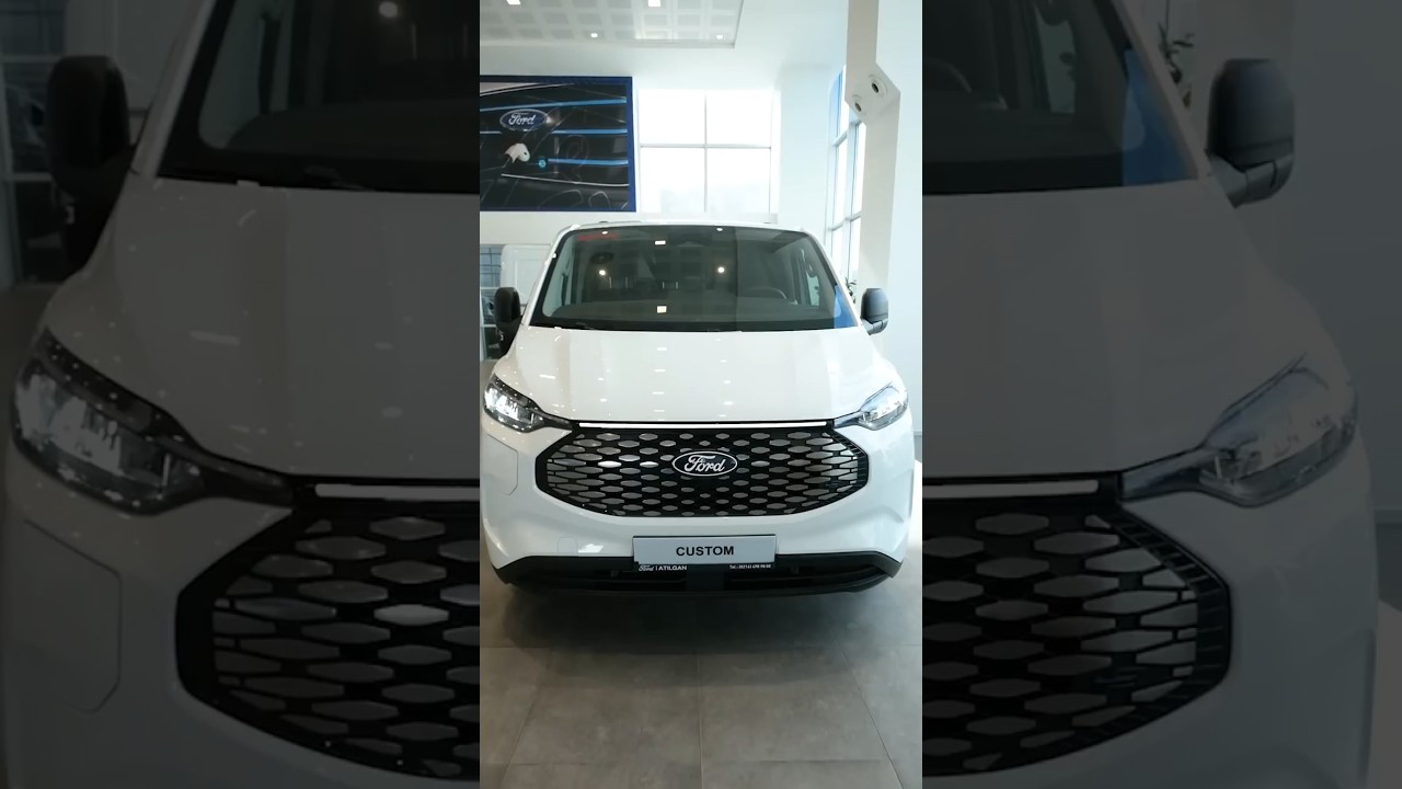 Tamamen elektrikli E-Transit Custom ile işinizde sessizlik, güç ve verimlilik bir arada!