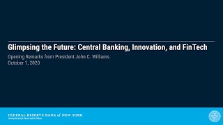 FinTech Conference (10/01/20) | Opening Remarks, Day 2