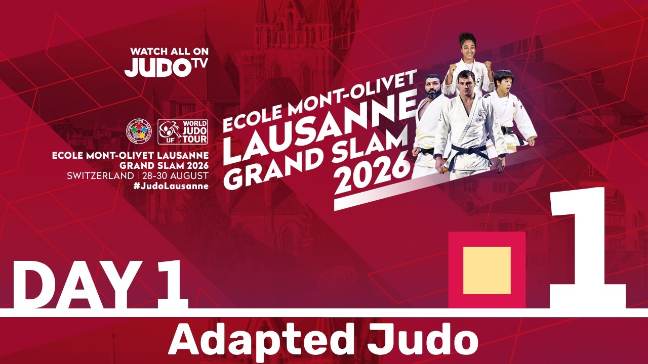 Day 1 - Tatami 1 - Adapted Judo: Ecole Mont-Olivet Lausanne Grand Slam 2026