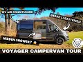 MUST SEE CAMPER VAN TOUR! | Our NEW VOYAGER Build