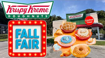 Krispy Kreme Doughnuts NEW Fall Fair Collection (The Magic Of The Fair In Every Bite) Pigeon Forge