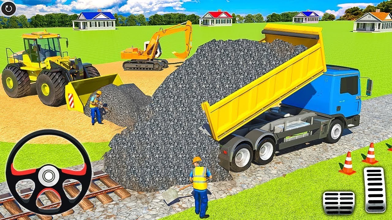 JCB Game 3D 🚜 Road Construction Simulator | Real JCB Work Gameplay 😱 | Android 2026