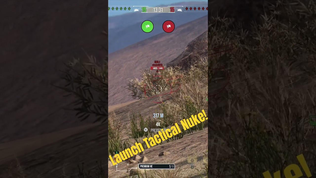 Sturmtiger Tactical Nuke launching! 