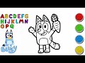 How to Draw Bluey | Bluey Drawing Fun with Friends 💙✨ | Learn and Play Together | Bluey