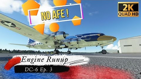 Microsoft Flight Simulator 2020 PMDG DC-6 Engine runup and Taxi checks No AFE Tutorials **2K** Ep. 3