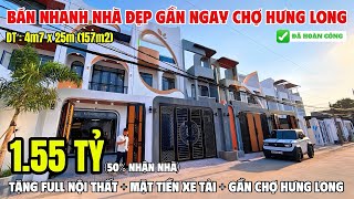 Bán gấp nhà đẹp gần ngay chợ Hưng Long Bình Chánh giá rẻ nghe mà sốc | Sơn Bán Nhà Bình chánh 