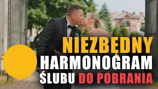 Organizacja ślubu i wesela - darmowy harmonogram dnia ślubu krok po kroku