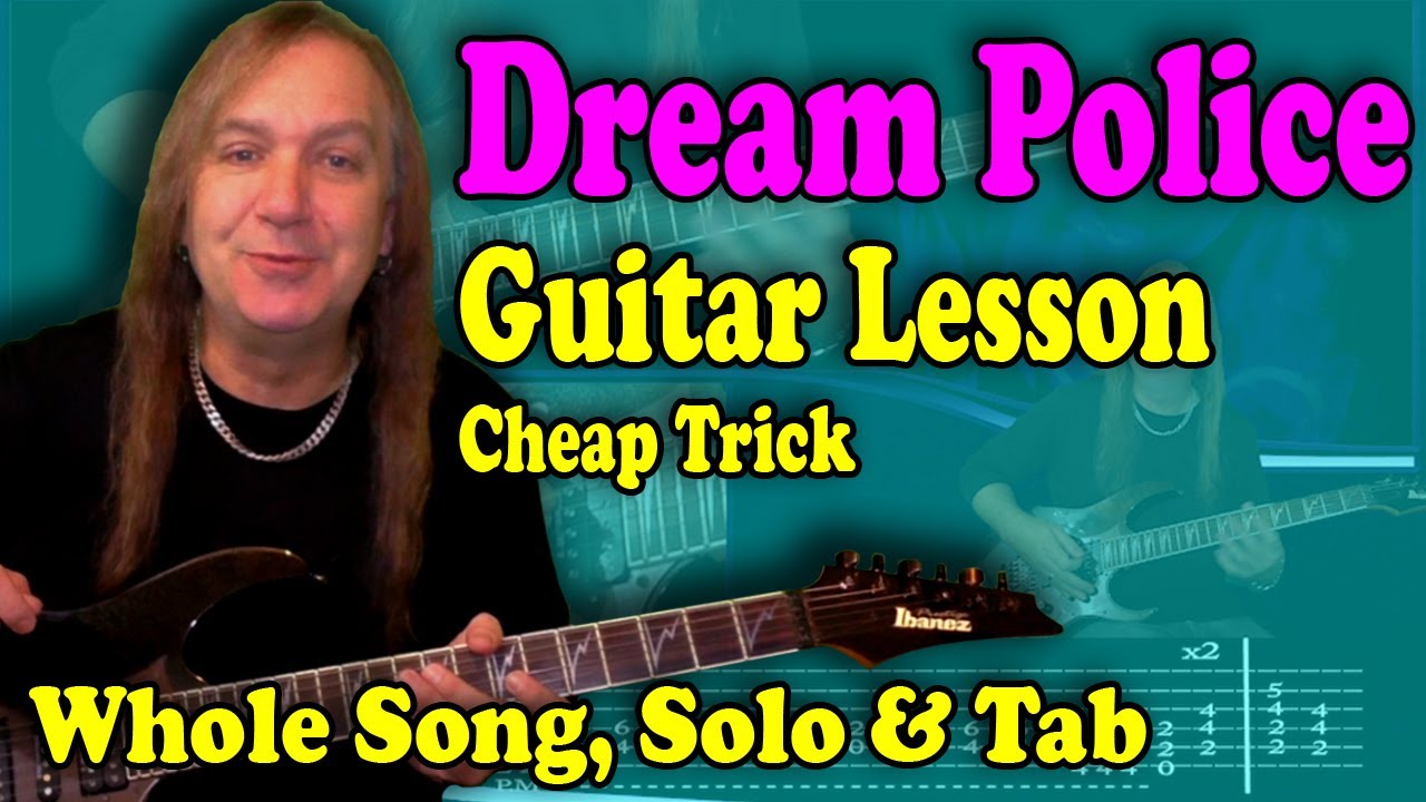 How To Play Dream Police On Guitar - YouTube