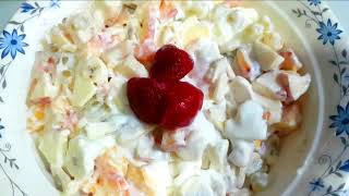 Creamy Fruit Chaat Recipe - Iftar Recipe - ( Ramadan Special Recipe )