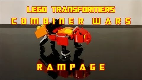 Lego Transformers Combiner Wars Predaking Rampage By BX Brix