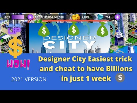Designer City Cheat 2021 Version 100% Working