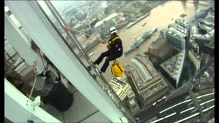 The Duke of York Abseils The Shard for Charity - September 2012