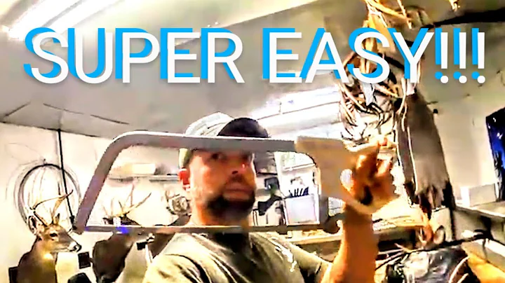 ANTLER TRIMMING FOR A SHOULDER MOUNT ***SUPER EASY*** WHITETAIL TAXIDERMY!