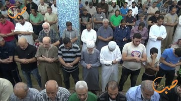 صلاة التراويح من مسجد مخيم اربد الكبير بصوت القارئ أحمد برهم