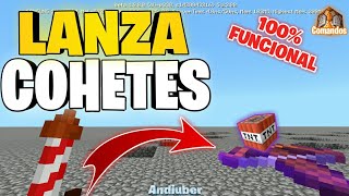 COMO HACER UN LANZA COHETES | EN MINECRAFT 1.9.0.0 BETA | TRUCOS CON COMANDOS