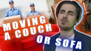 Moving a couch: professional advice! 2022