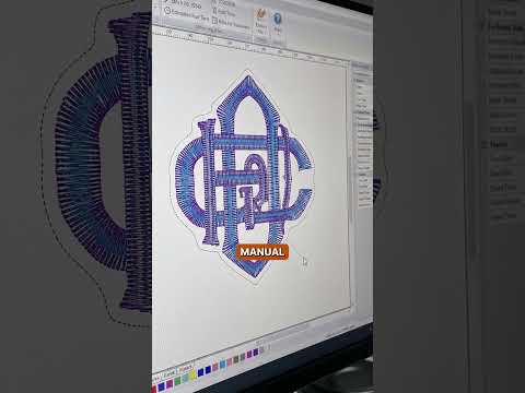 Think embroidery starts with the machine? Think again. 👀
