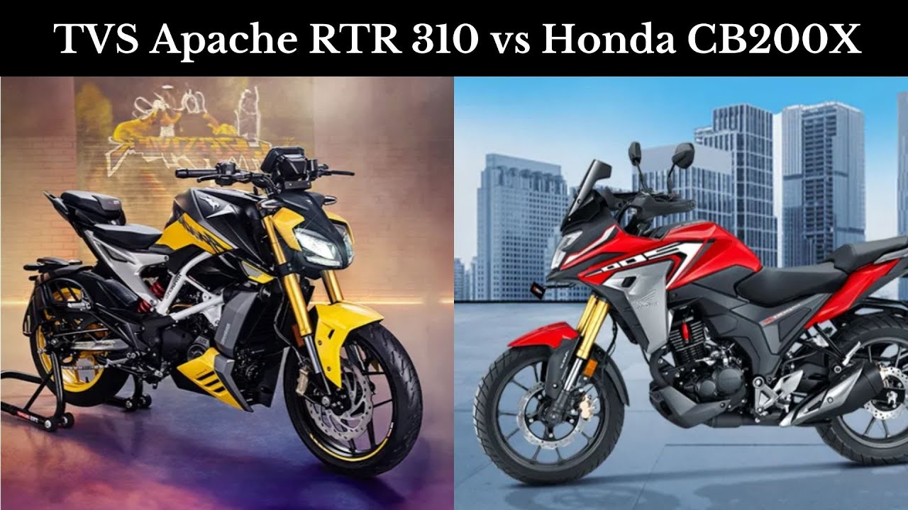 2023 New TVS Apache RTR 310 vs Honda CB200X🔥 #comparison #sportsbike # ...