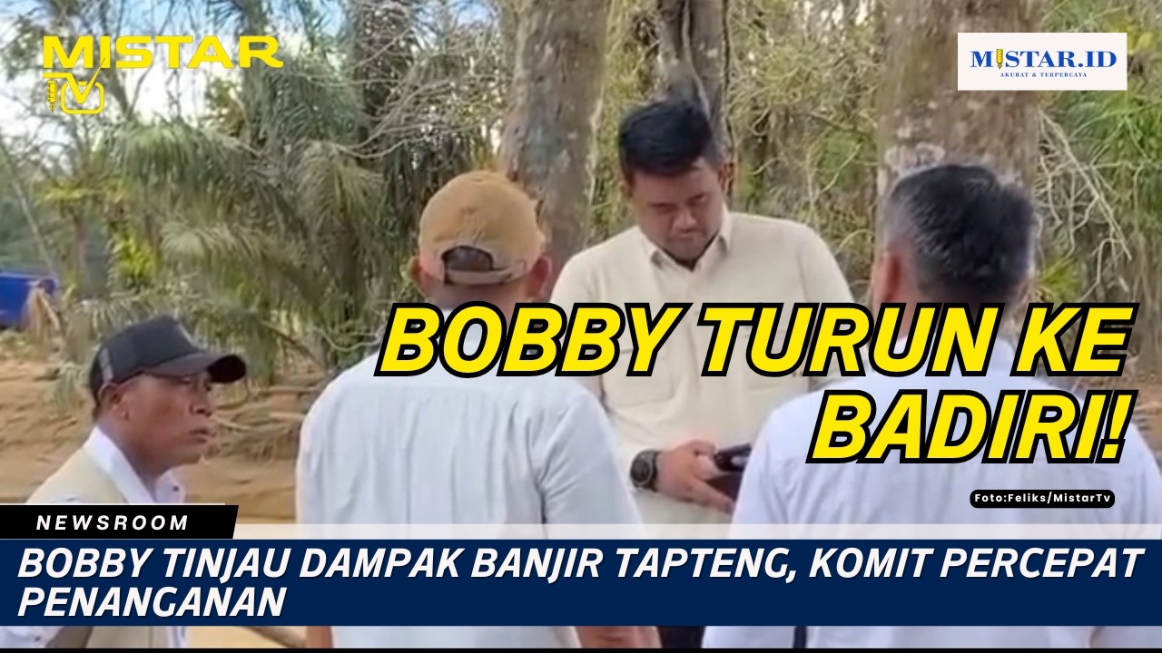 Bobby Tinjau Dampak Banjir Tapteng, Komit Percepat Penanganan