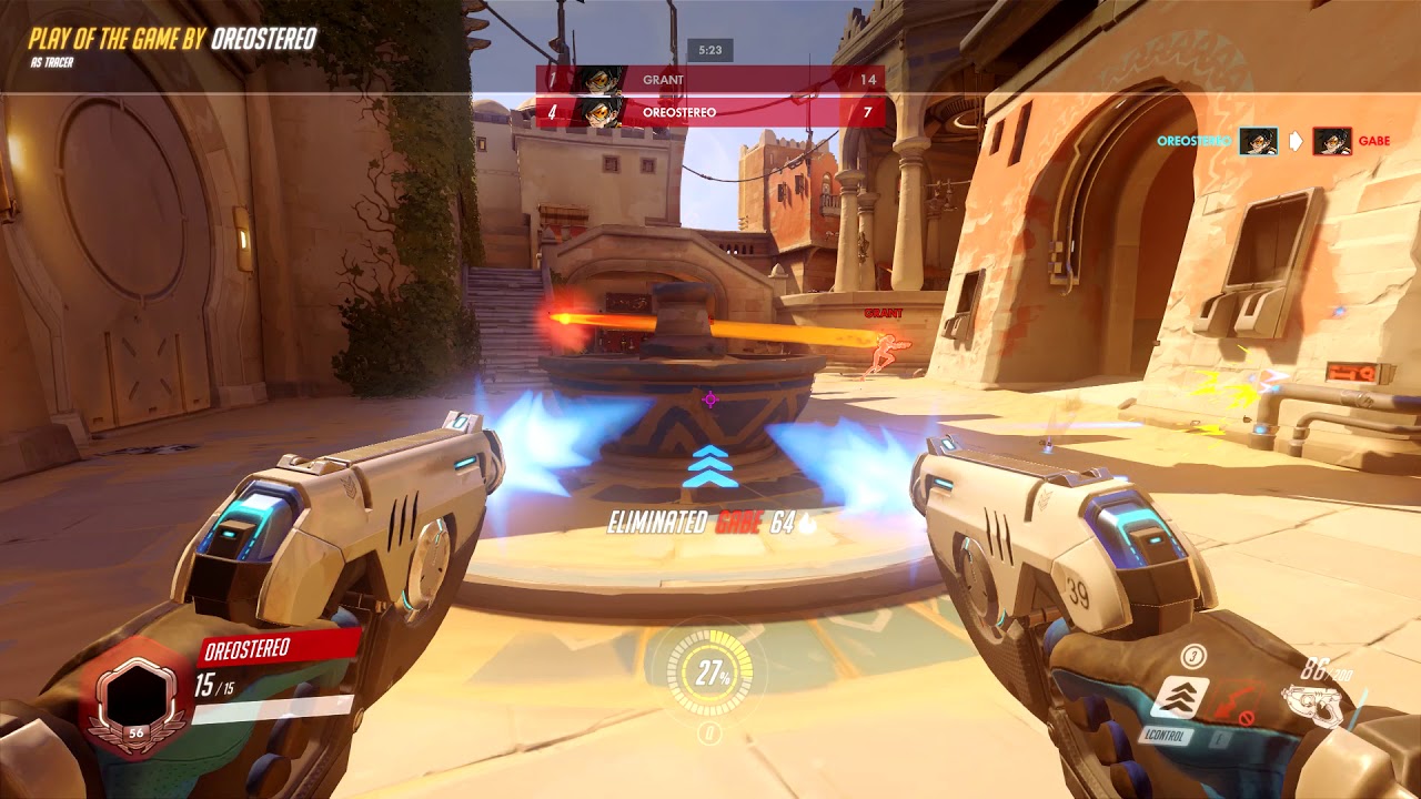 Overwatch POTG - Custom Game: Fast Tracer