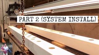 Hydroponics Build: Installation of Baskets, Barrina LED lights, and Hydro-Mag pump Part 2