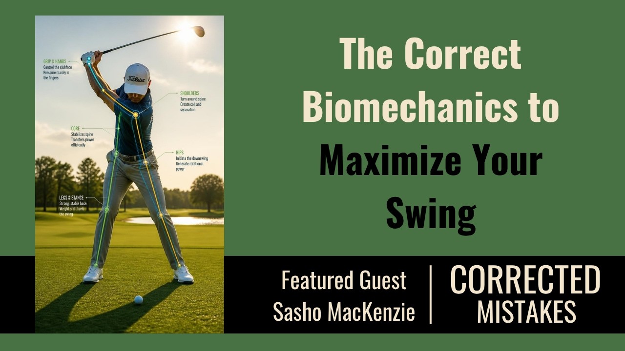 The Correct Biomechanics to Maximize your Swing with Sasho MacKenzie