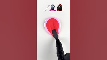 Guess the mixed color of Squid Game 2 #satisfying #colormixing #squidgame2