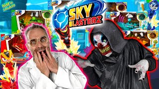 ДОКТОР ЗЛЮ VS СТРАШНЫЙ КЛОУН - МЕГА БИТВА SKY BLASTERZ (СКАЙ БЛАСТЕРС) НА ЛИГА ЗЛОДЕЕВ!