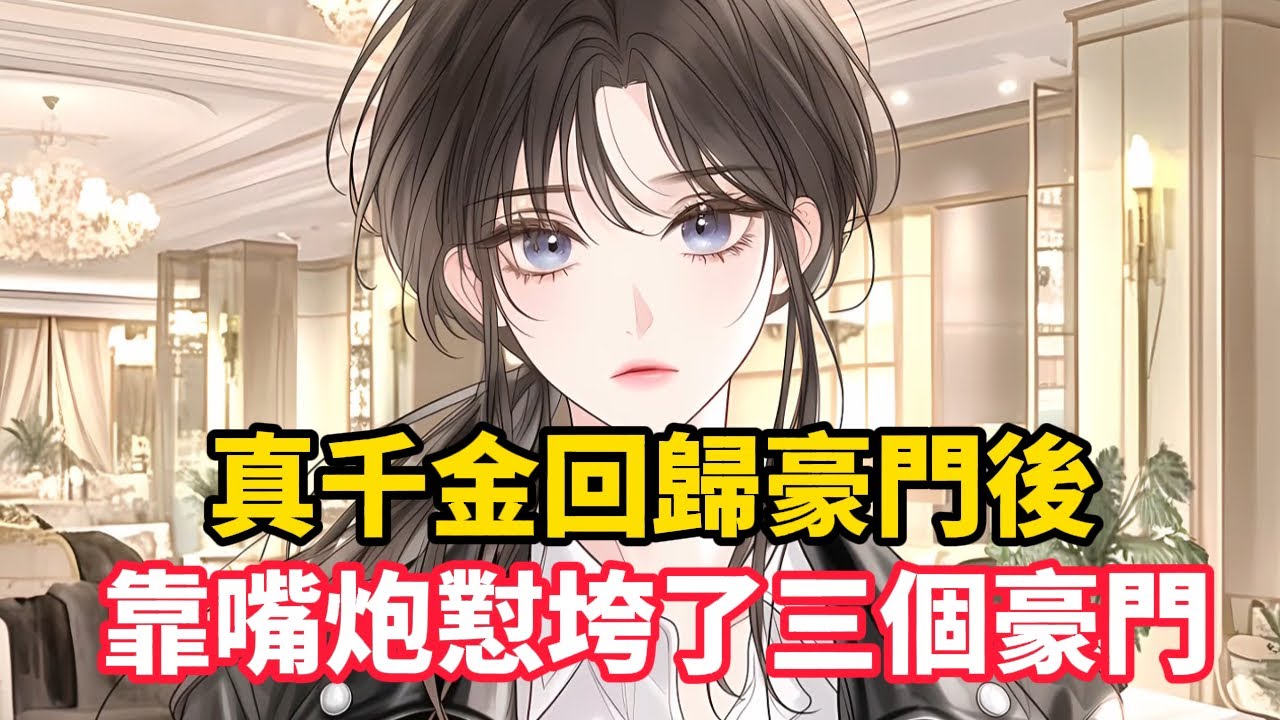 《真千金回歸豪門後，靠嘴炮懟垮了三個豪門》真千金回歸豪門第一天，假千金就主動提出了離開，只因為她是重生回來的，掌握了所有人的劇情，果不其然，宋母立馬眼眶微紅……#漫畫小說