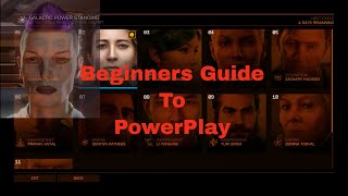 Elite Dangerous : Powerplay basic guide