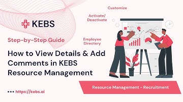 How to View Details & Add Comments in KEBS Resource Management - Step by Step guide | PSA Tool | Q2C