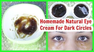 How To Make Eye Cream At Home Dark Under Eye Circles Treatment | SuperPrincessjo