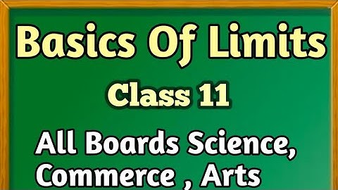 Limits Basic Concept Class 11 Introduction of limits New Syllabus Maharashtra#limits#introduction