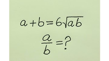 France l Olympiad Math problem l a/b=? l easy solution