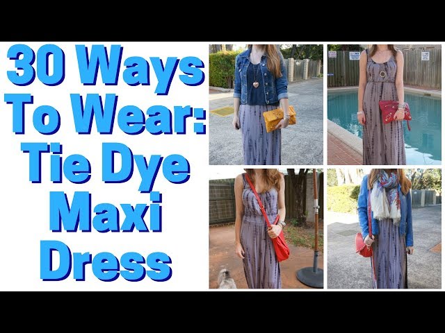 7 Ways to Style Your Tie Dye Maxi Dress – Advance Apparels Inc