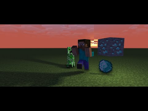 minecraft in a nutshell but it is in mine imator