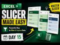 📊 Excel Complete Course Day 15 | 🎯 Excel Slicer Complete Tutorial in Hindi | #excel #exceltips #exc