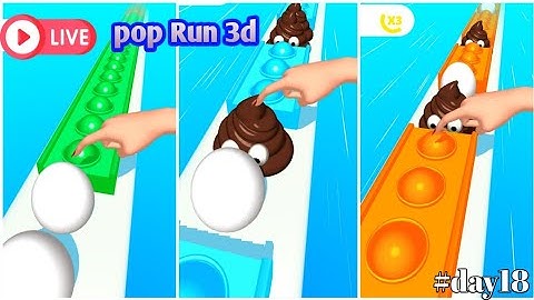 Pop Run 3d Live 🔴 Madness Gameplay 💢 Made of World Record 99090 #shortfeed #poprun3d #live